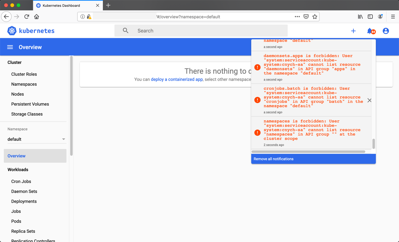 k8s-dashboard-permission
